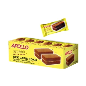 Apollo Cake 18g x 24 Packets - Cocoa