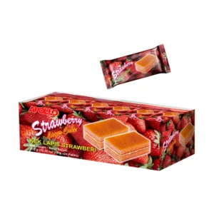 Apollo Cake 18g x 24 Packets - Strawberry