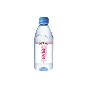 Evian Natural Mineral Water 330ml x 24 Pet Bottles