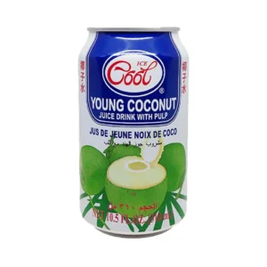 Ice Cool Coconut With Pulp 310ml x 24 Cans