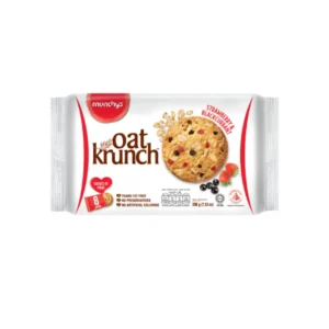 Munchy's Oat Krunch Crackers 208g x 8 Packets - Strawberry & Blackcurrant