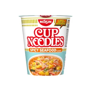 Nissin Cup Noodles 72g to 75g Spicy Seafood Flavour